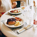 veneer bamboo 4pc tied utensils breakfast