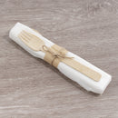 veneer bamboo 4pc tied utensils single set