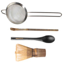 Black tea whisk with strainer set